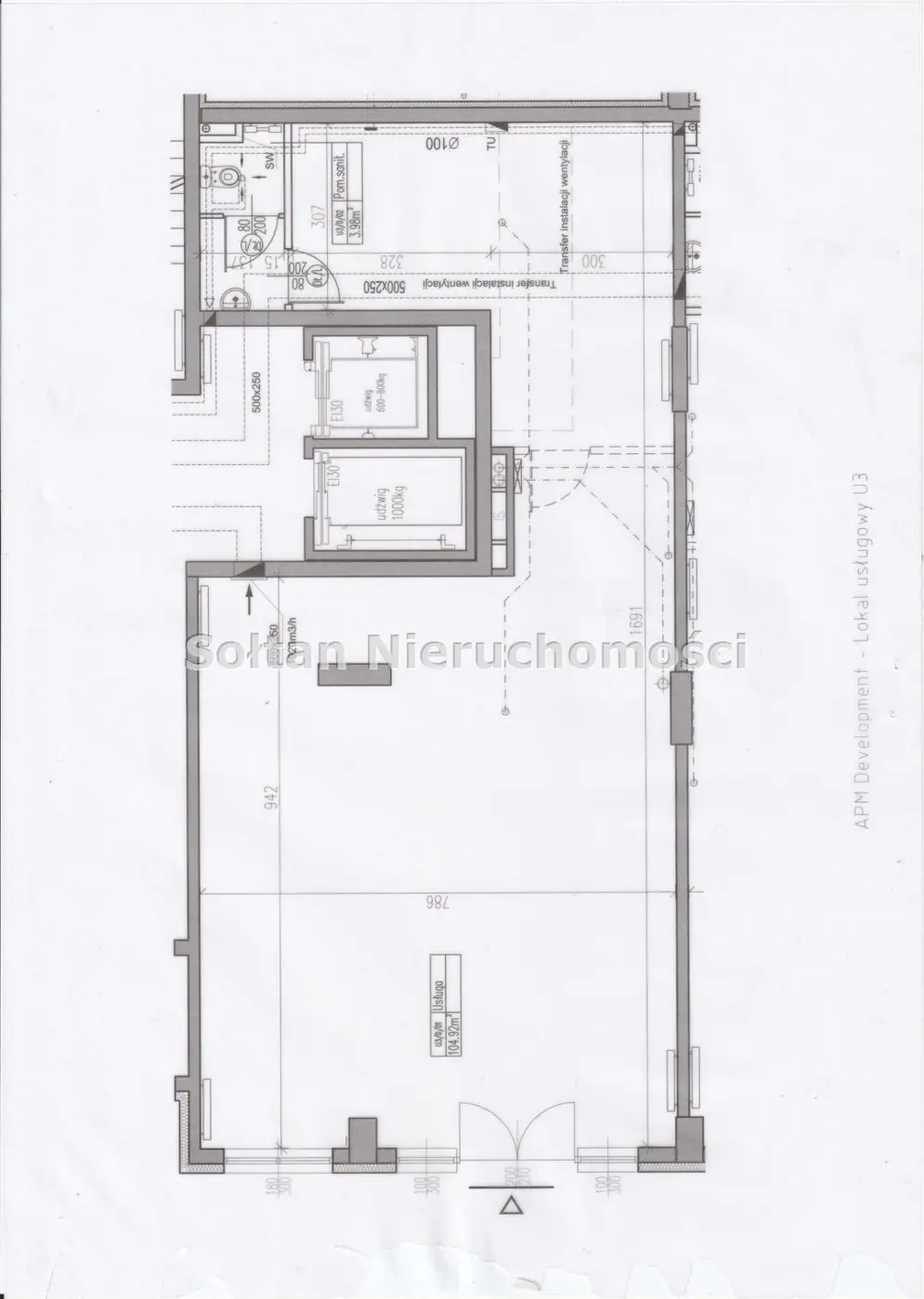 Lokal użytkowy na sprzedaż, 110m2, Warszawa, Kondratowicza