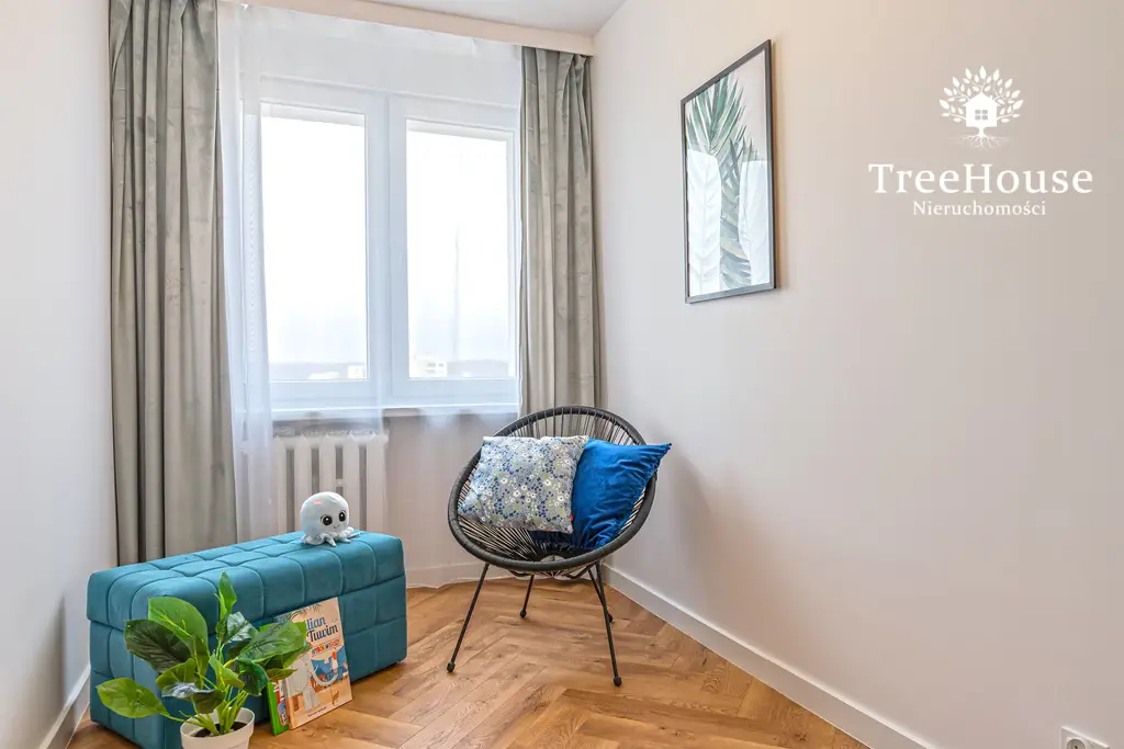 3-pokojowe mieszkanie z widokiem na zieleń