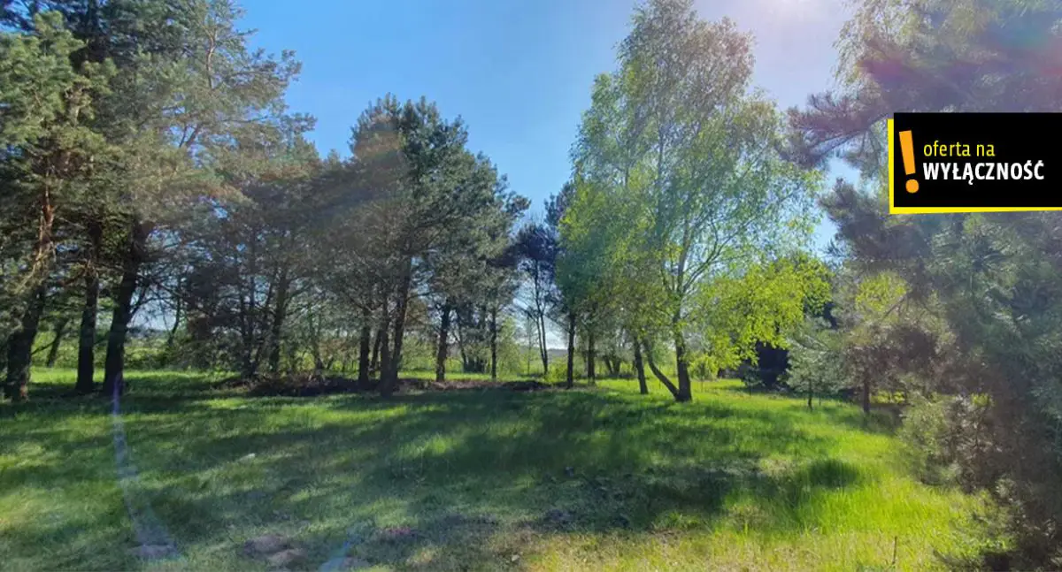 Działka budowlana z domkiem, rzeka, cisza, natura