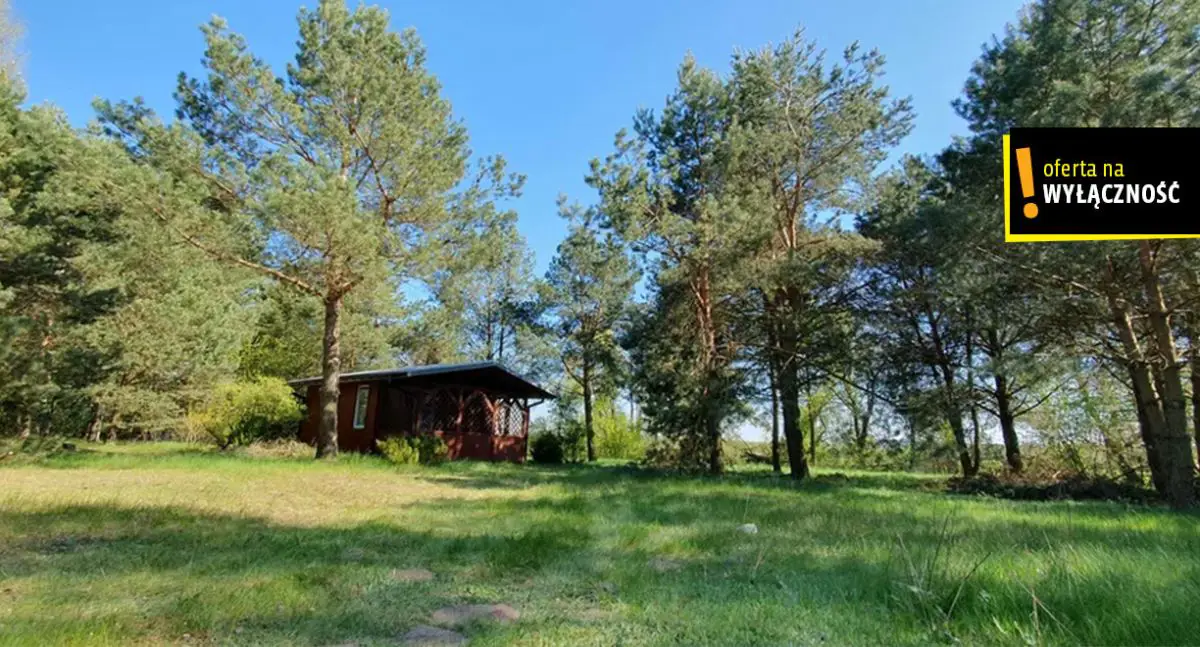 Działka budowlana z domkiem, rzeka, cisza, natura