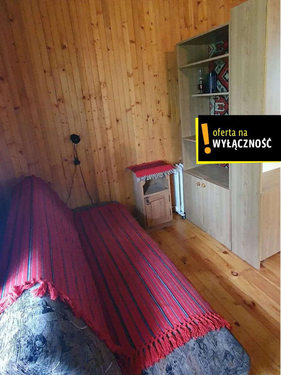 Działka budowlana z domkiem, rzeka, cisza, natura