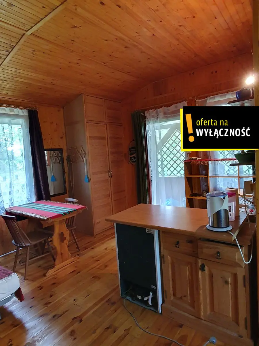 Działka budowlana z domkiem, rzeka, cisza, natura