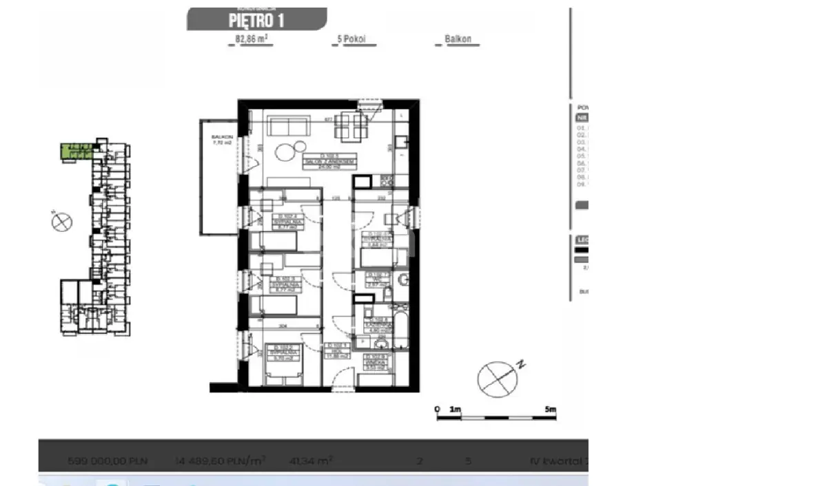 Zamieszkaj przy lesie blisko centrum 5pok Grunwald