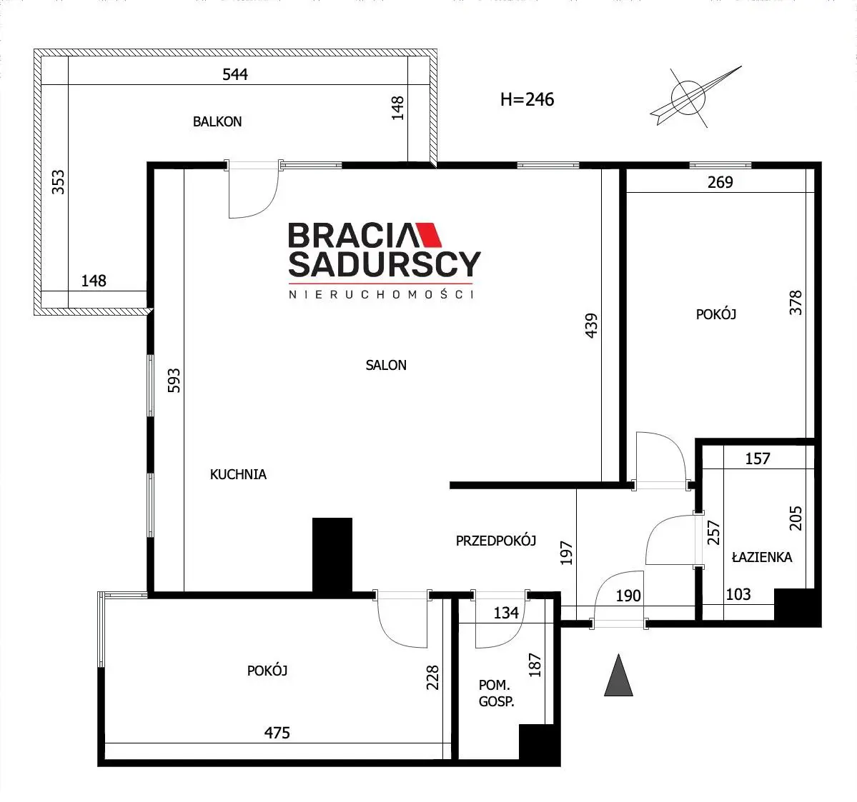 GUSTOWNE, Z DUŻYM BALKONEM W NOWYM BUDOWNICTWIE