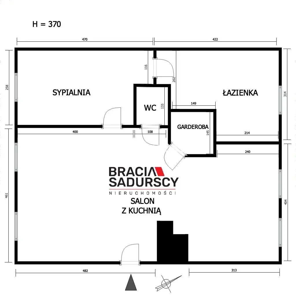 2-pok,jasne,klimatyczne,Podgórze