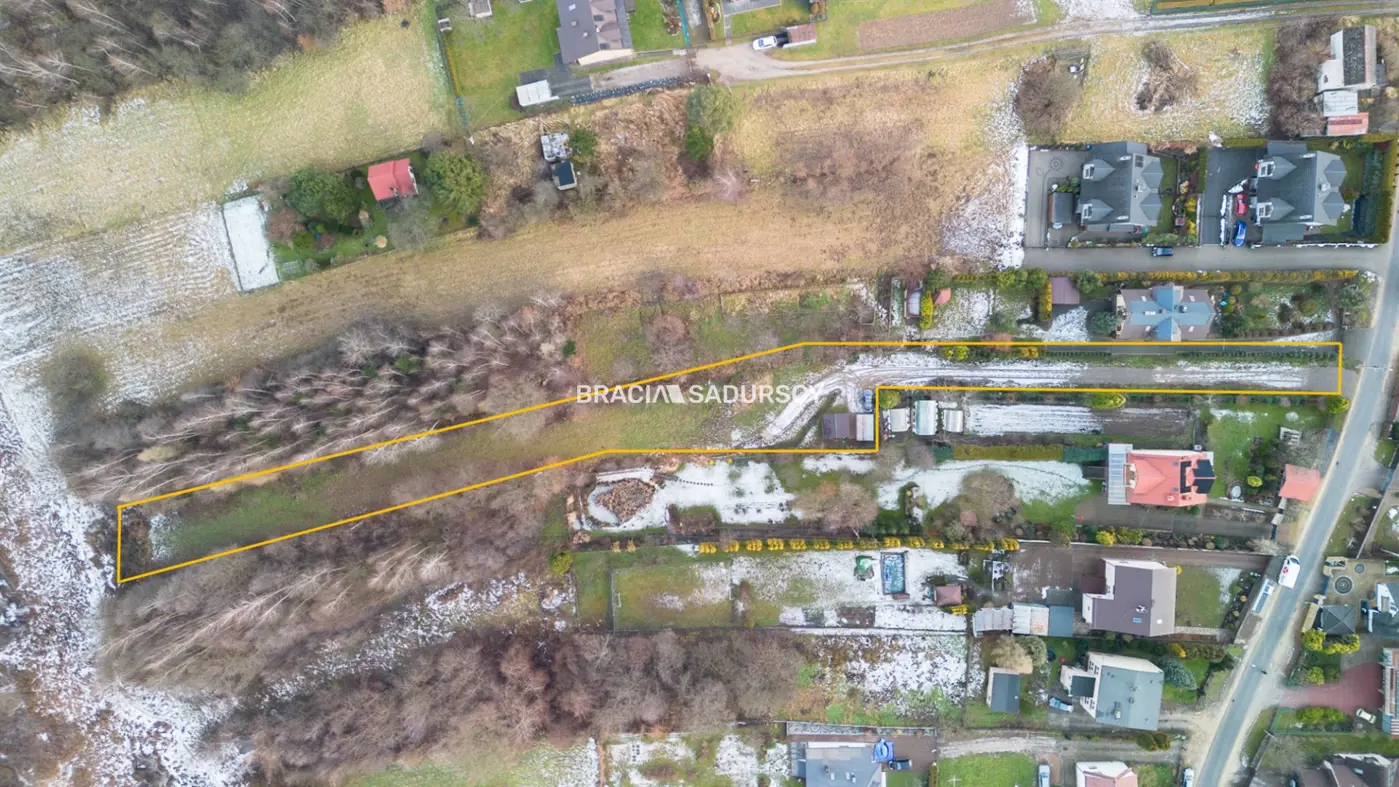 Działka w Skawinie, zieleń, lasy