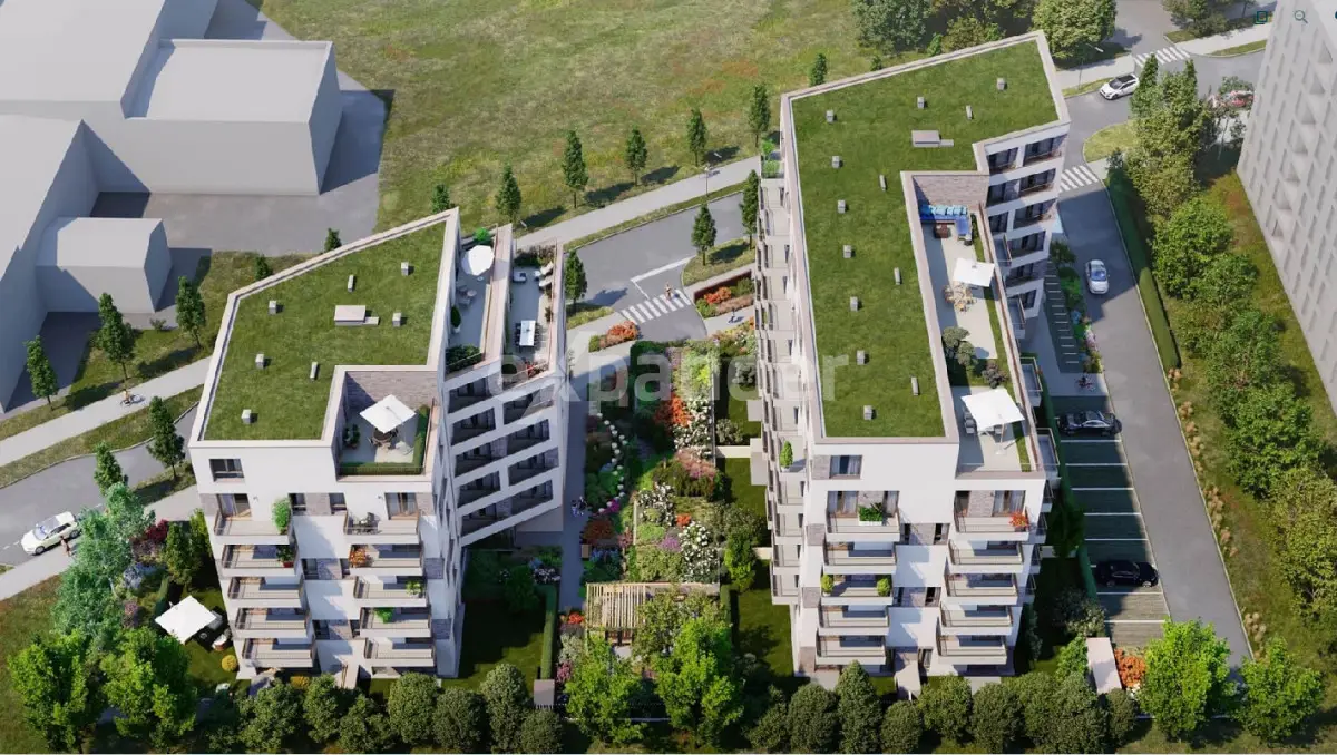 Apartament na Włochach z tarasem i balkonami