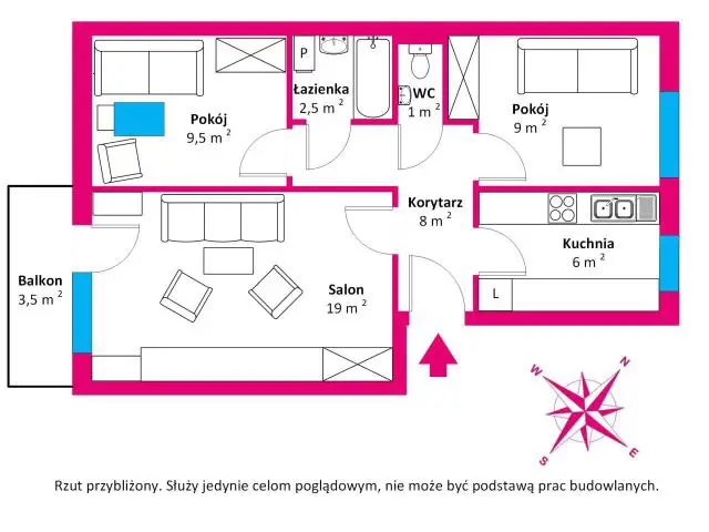 Na sprzedaż mieszkanie 3 pokojowe w świetnej cenie