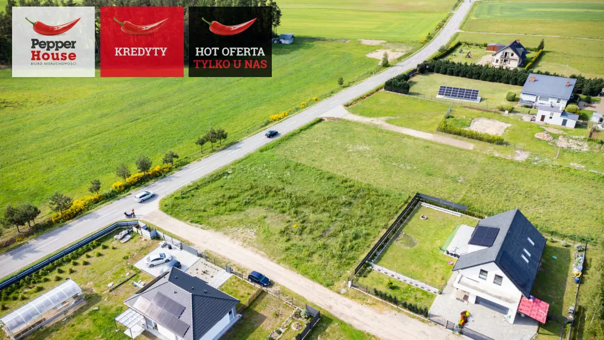 Działka w cichej, zielonej okolicy blisko jeziora