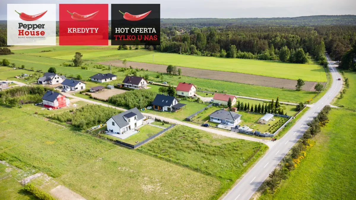 Działka w cichej, zielonej okolicy blisko jeziora