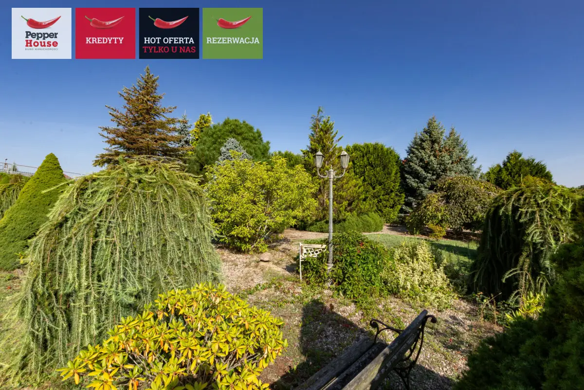 Dom z dużą działką oraz pięknym ogrodem