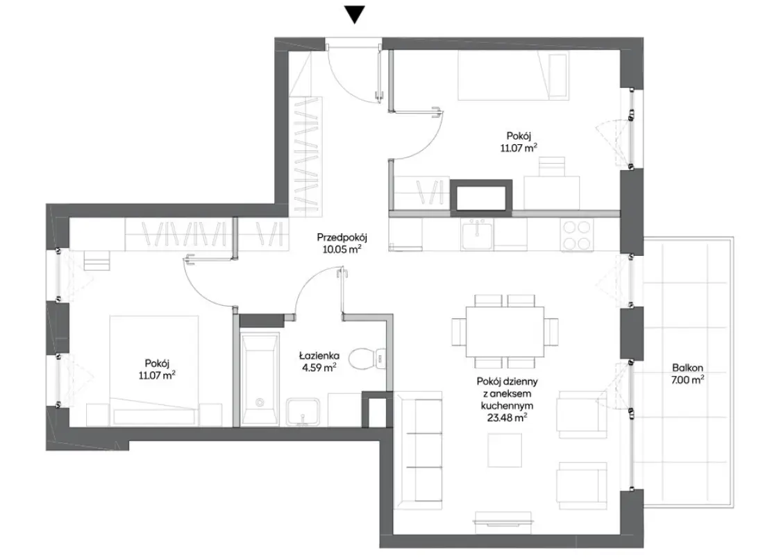 Funkcjonalne mieszkanie - doskonała lokalizacja