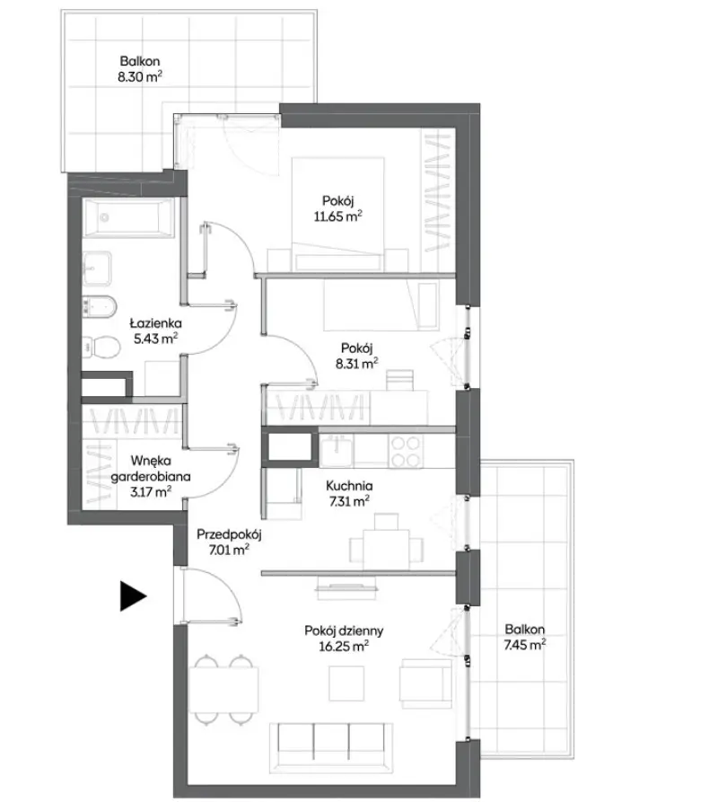 Funkcjonalne mieszkanie - doskonała lokalizacja