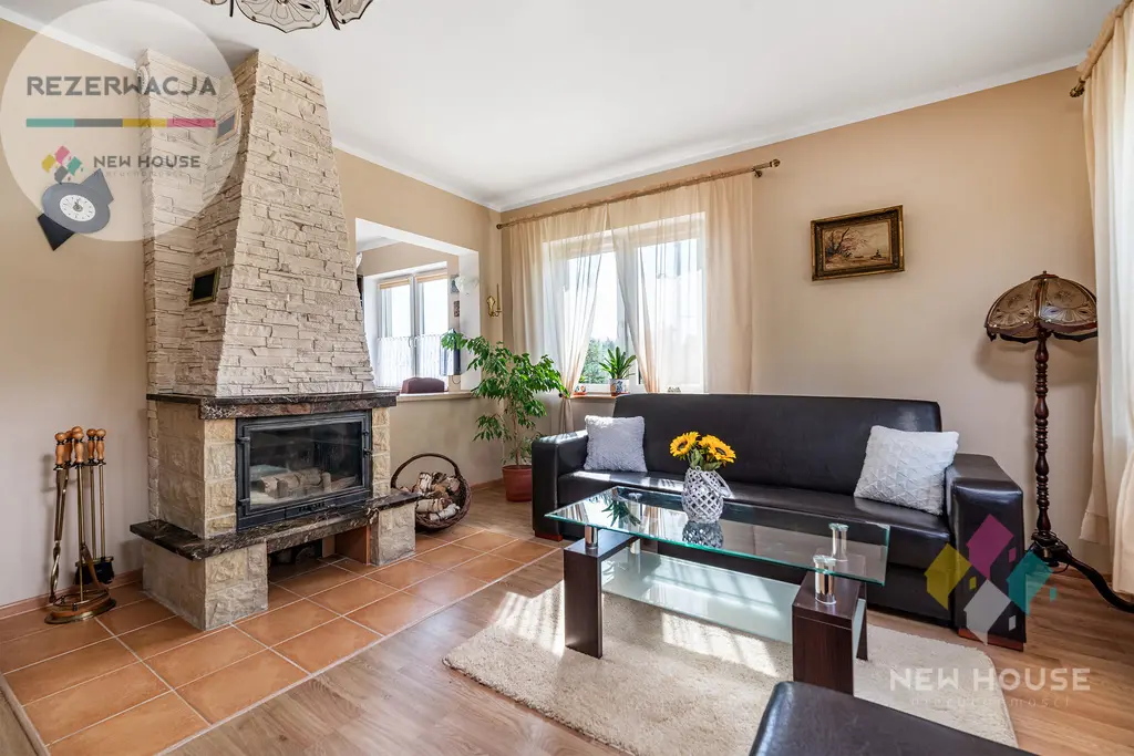 Dom jednorodzinny w Gadach z tarasem, ogrodem.