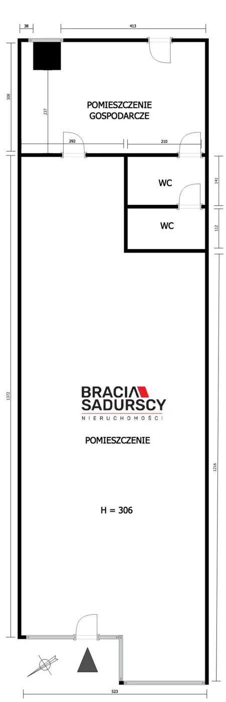 lokal 93m2 parter z witryna wynajem