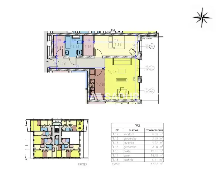 Mieszkanie z Imponującą Wysokością Pomieszczeń