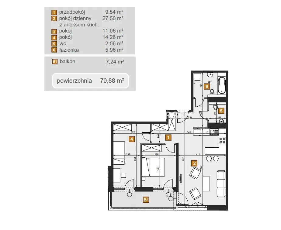 Dębniki, nowe mieszkania, stan deweloperski