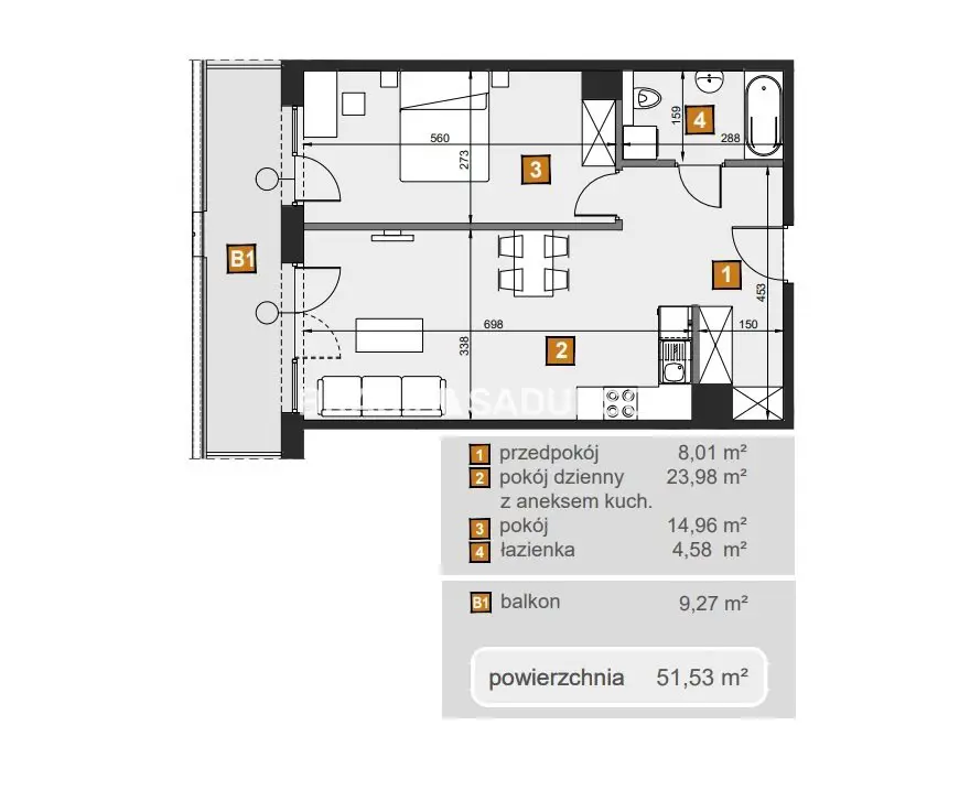 Dębniki, nowe mieszkania, stan deweloperski