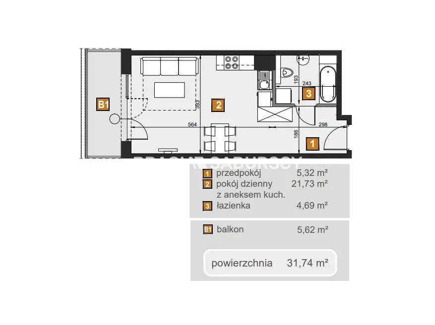 Dębniki, nowe mieszkania, stan deweloperski
