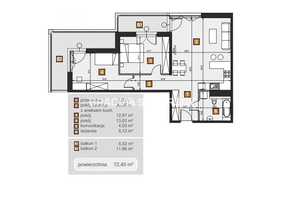 Dębniki, nowe mieszkania, stan deweloperski