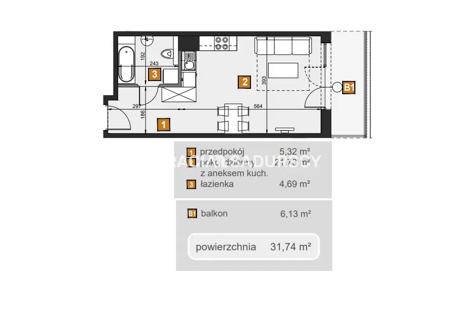 Dębniki, nowe mieszkania, stan deweloperski