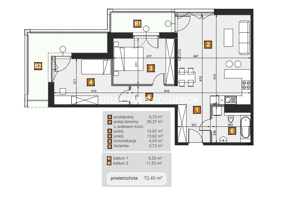 Dębniki, nowe mieszkania, stan deweloperski