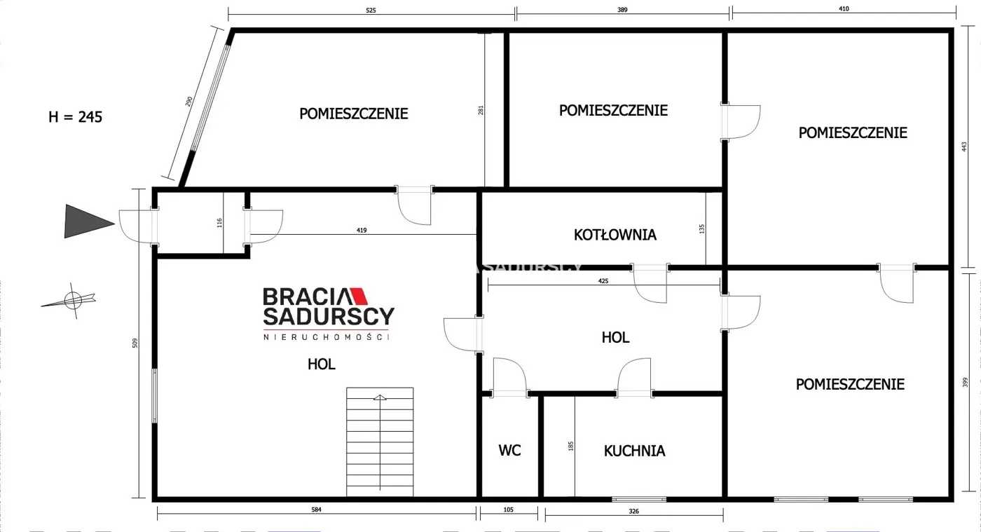 Budynek biurowy, 400m2