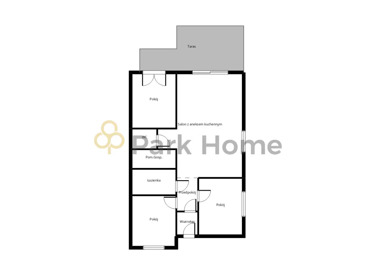 Dom, 4 pokoje 86 m² na sprzedaż - Zbrudzewo