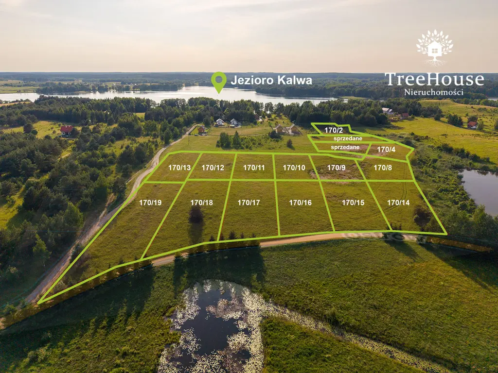 Pasym – działki budowlane nad jeziorem Kalwa