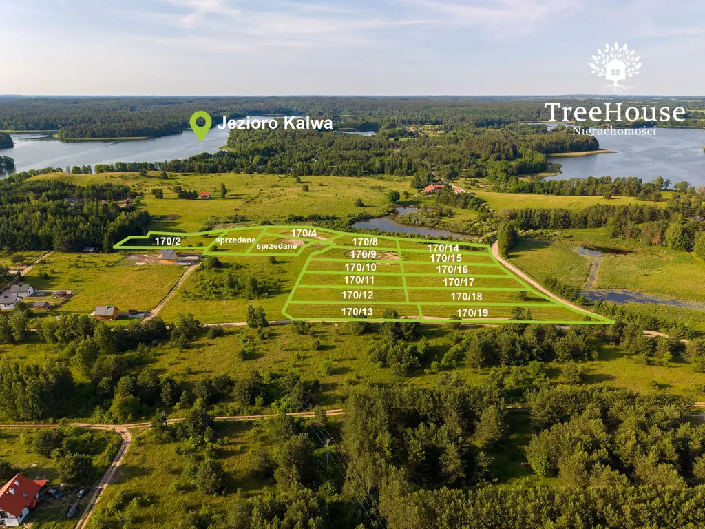 Pasym – działki budowlane nad jeziorem Kalwa