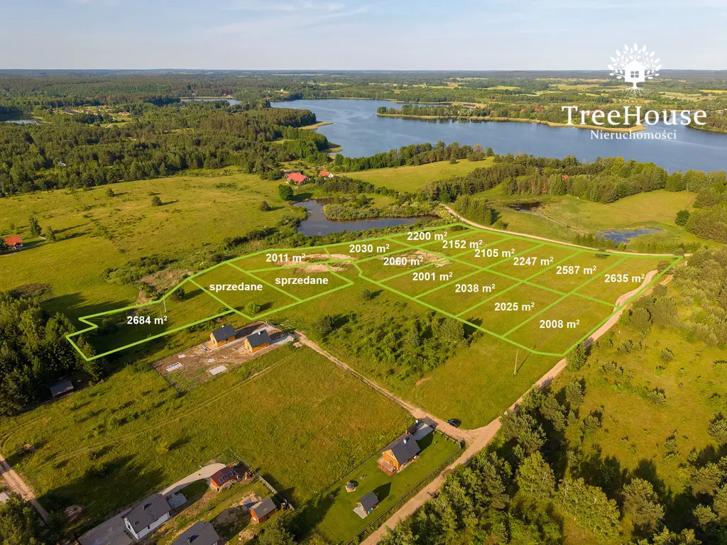 Pasym – działki budowlane nad jeziorem Kalwa