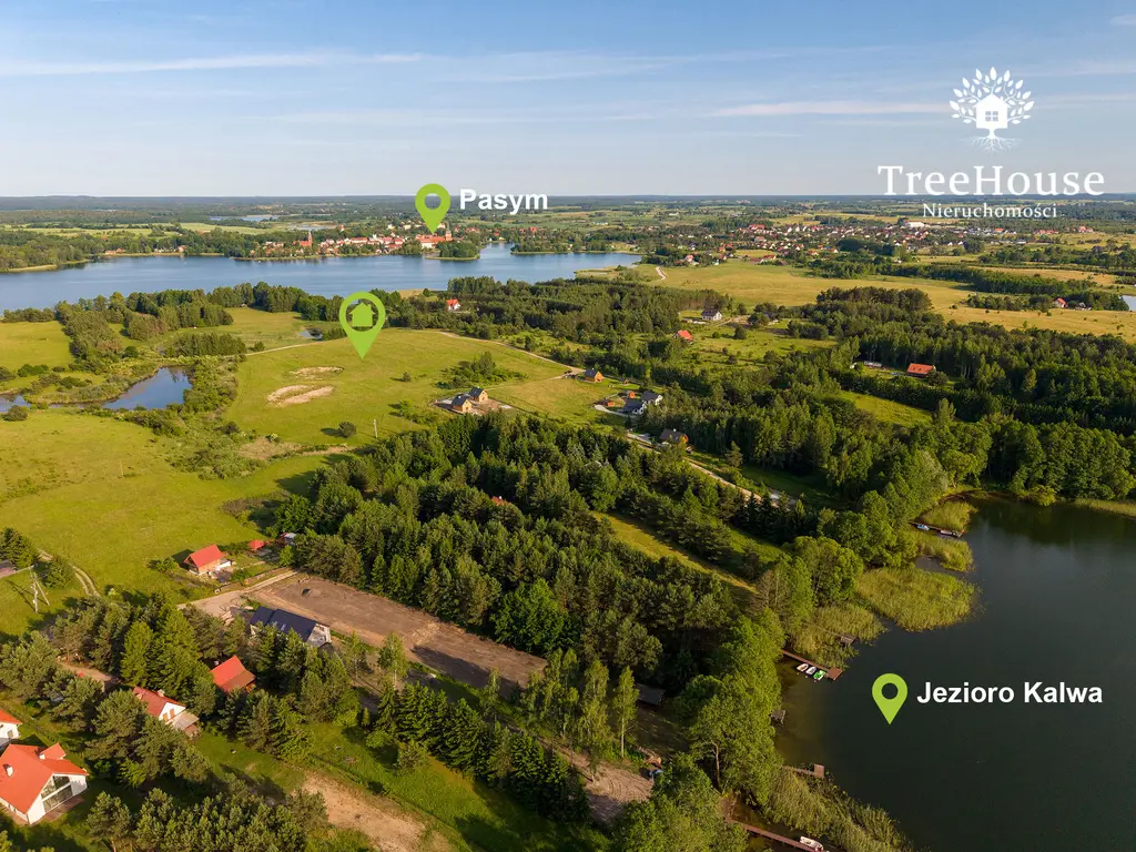 Pasym – działki budowlane nad jeziorem Kalwa