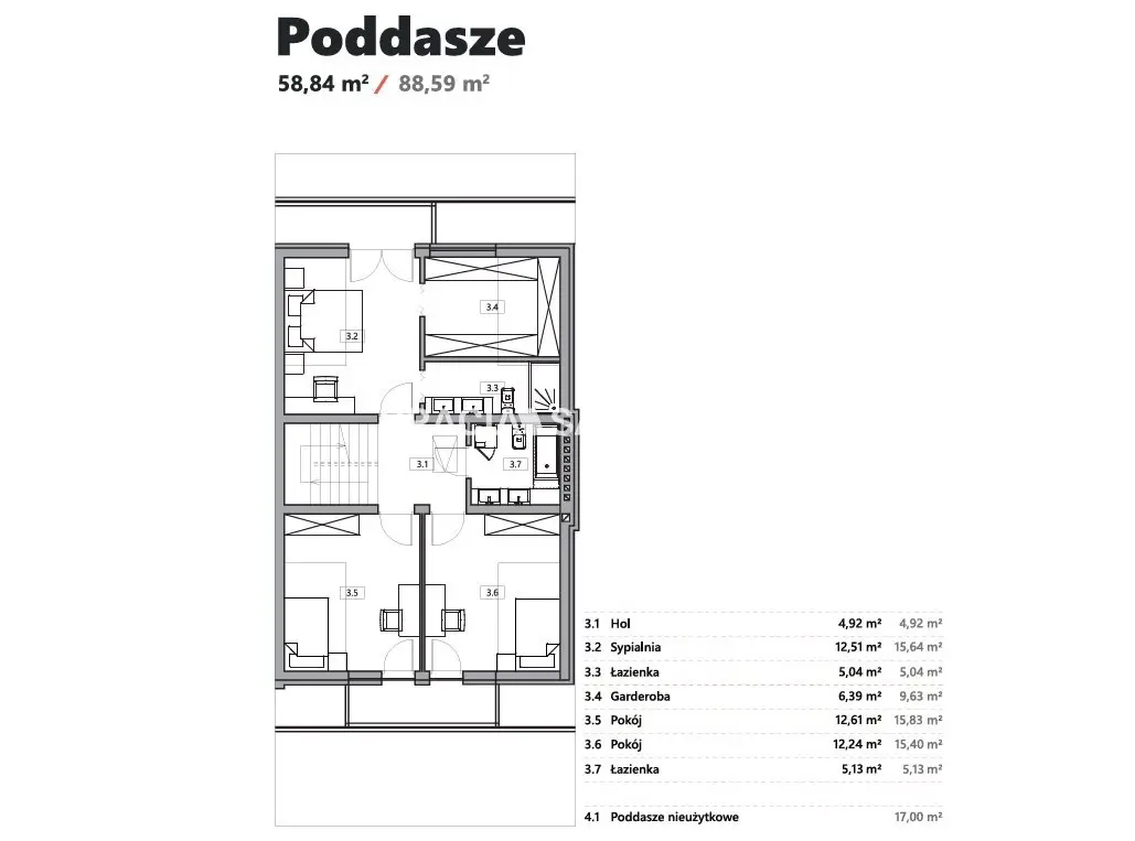 Bliźniak z garażem i ogrodem - 245,38 m2