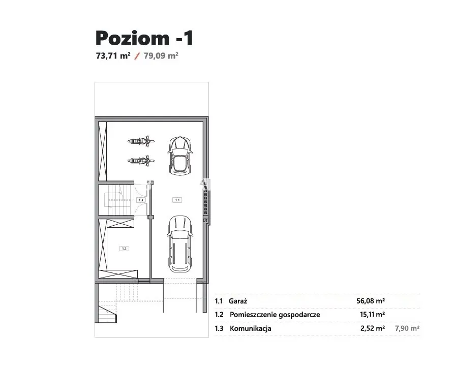 Bliźniak z garażem i ogrodem - 245,38 m2