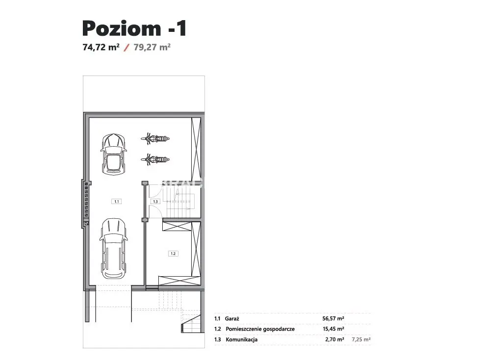 Bliźniak z garażem i ogrodem - 245,38 m2