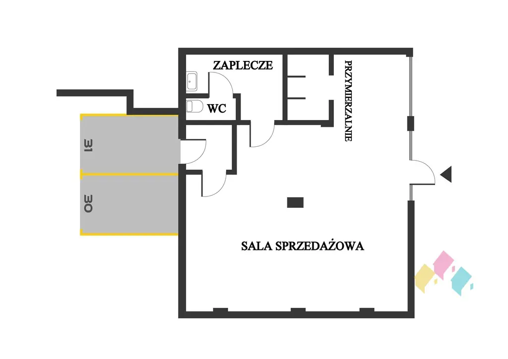Lokal z witrynami centrum Olsztyna -2 miejsca post