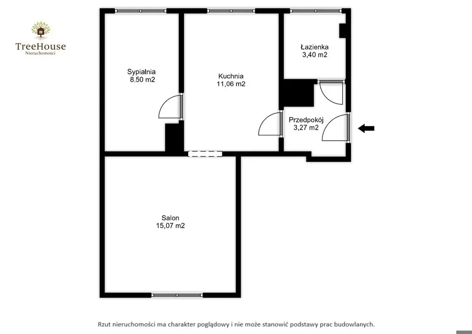 2 pokojowe mieszkanie na ul. Limanowskiego