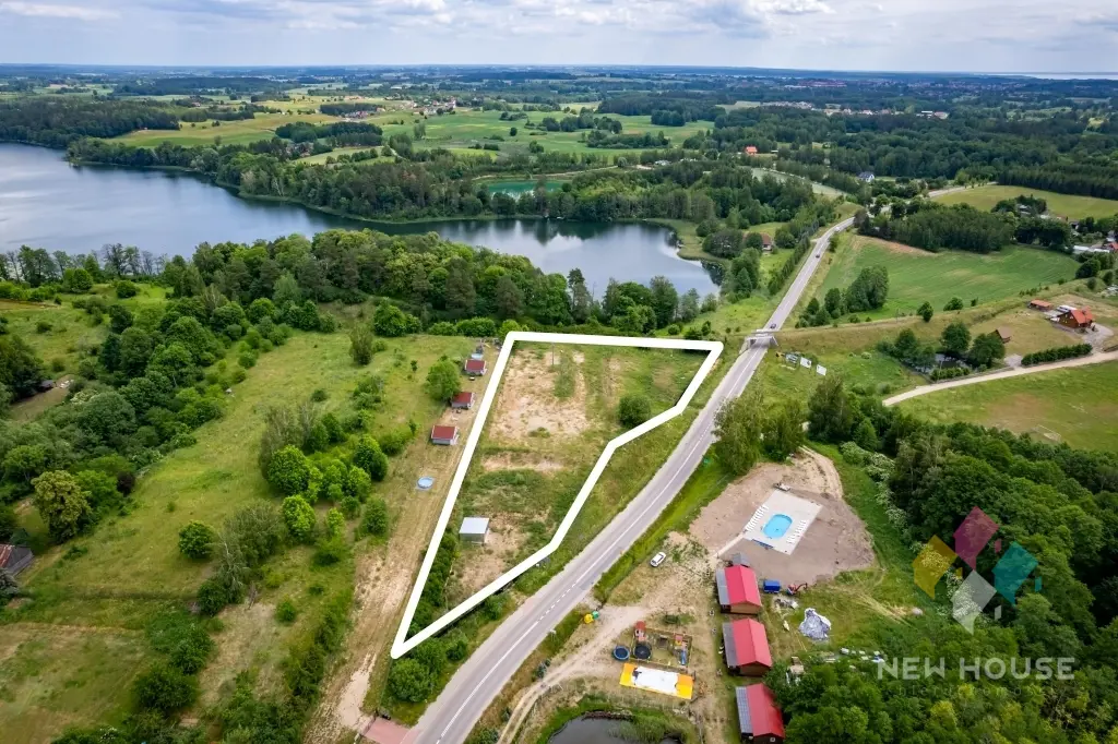 Dz. inwestycyjna, WZ 5 budynków, Mazury, 6700 m2
