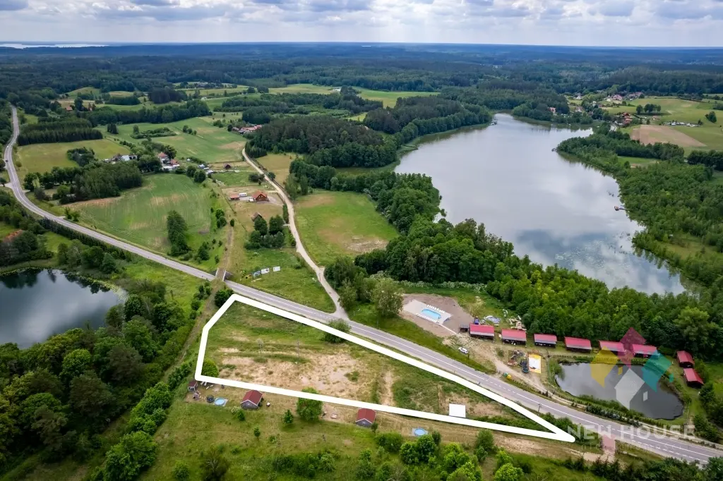 Dz. inwestycyjna, WZ 5 budynków, Mazury, 6700 m2
