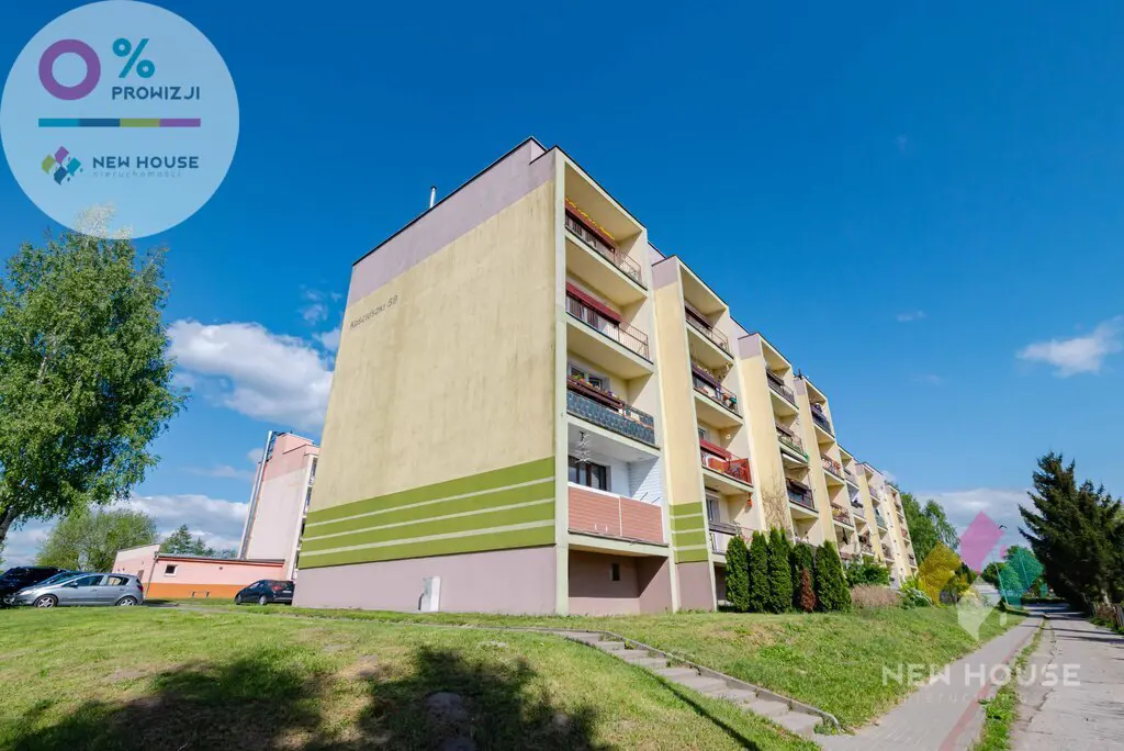 35 m2, Barczewo, widok na zieleń, 2 pokoje, 3p.