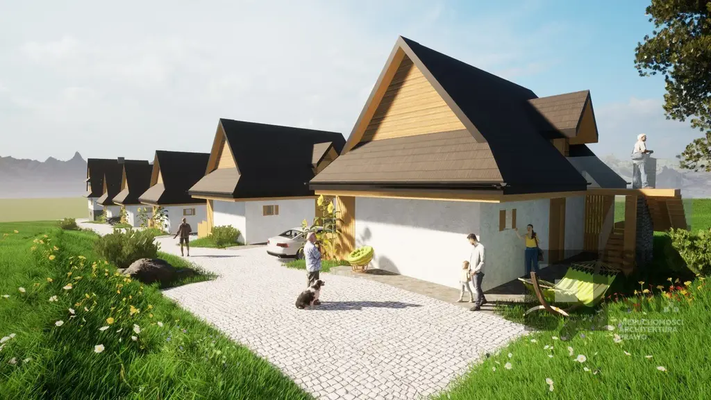 Pozwolenie na budowę 5 domów-10 apartamentów