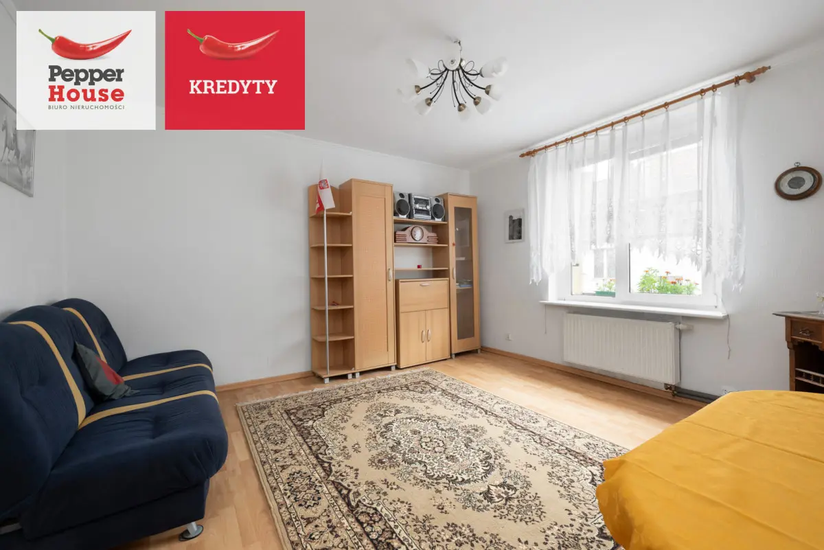 2 pokoje z ogrodem, oddzielna kuchnia