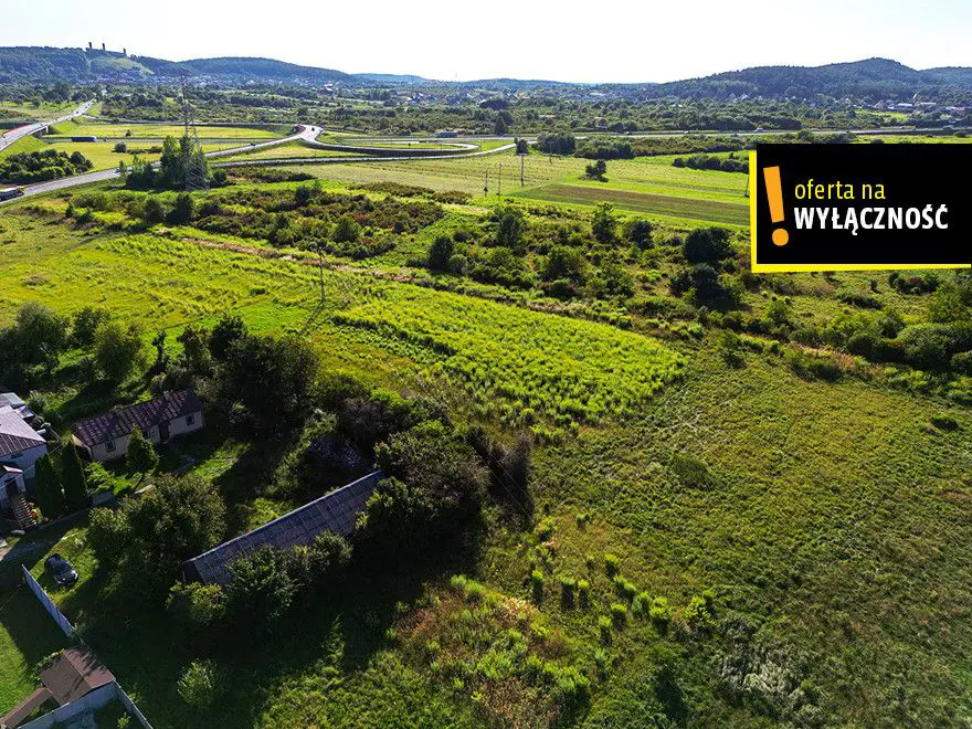 Wyjątkowa działka 5056 m² z widokiem blisko Chęcin