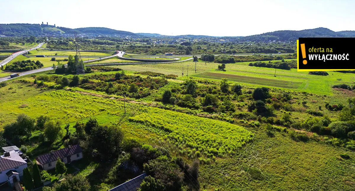 Wyjątkowa działka 5056 m² z widokiem blisko Chęcin