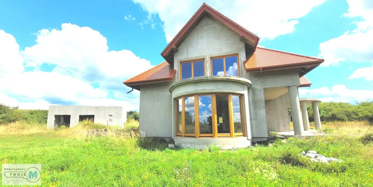 Dom z poddaszem, stan surowy zamknięty - Zaborze