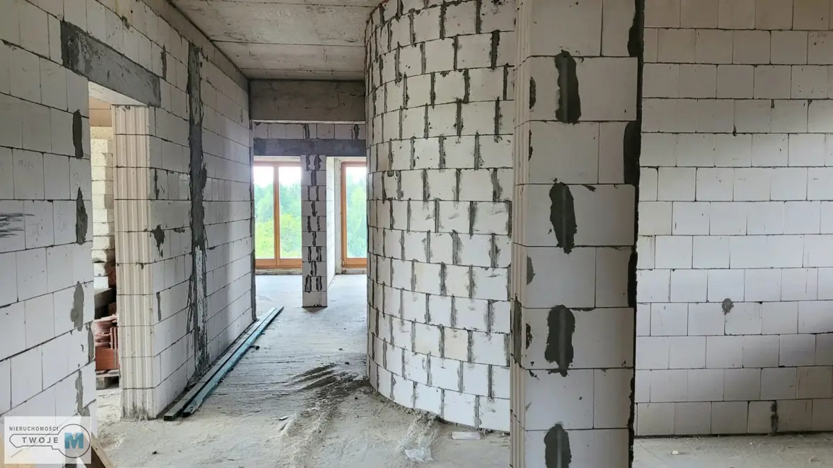 Dom z poddaszem, stan surowy zamknięty - Zaborze