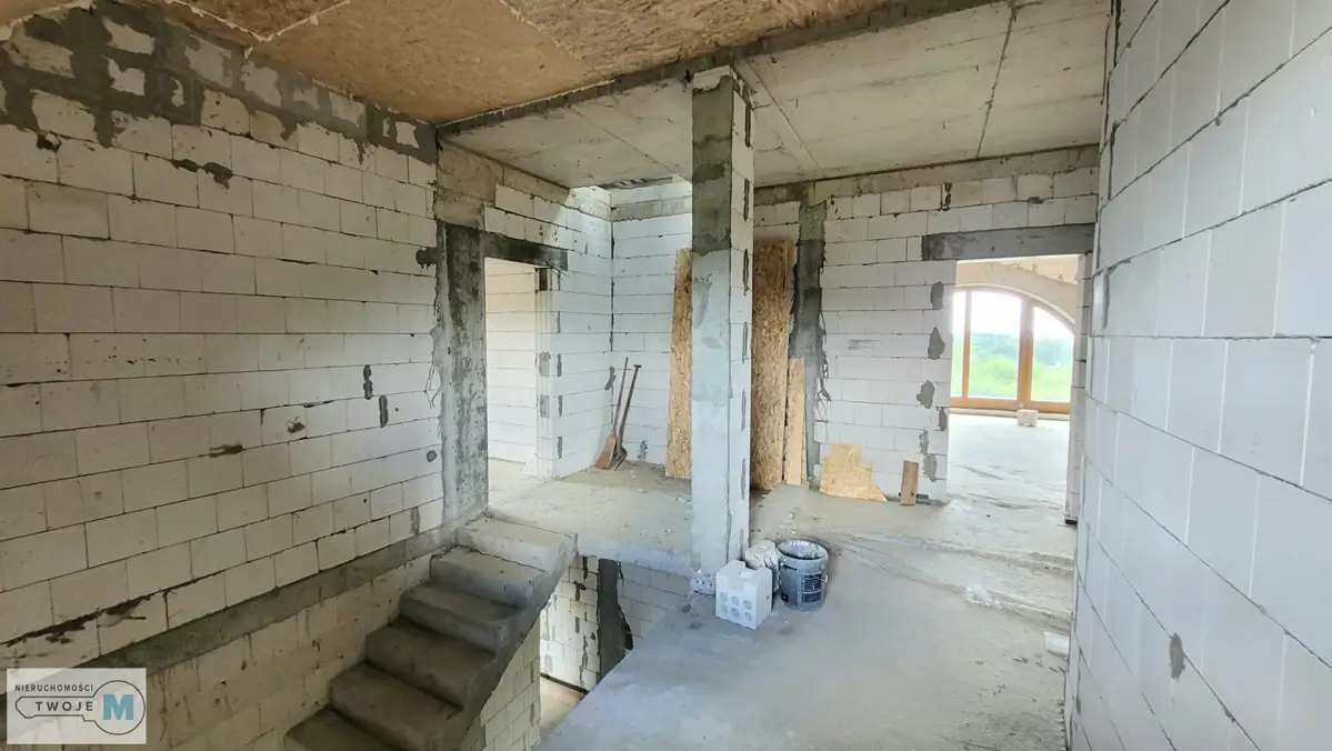 Dom z poddaszem, stan surowy zamknięty - Zaborze