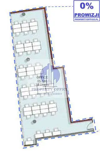 Śródmieście: umeblowane biuro na wynajem
