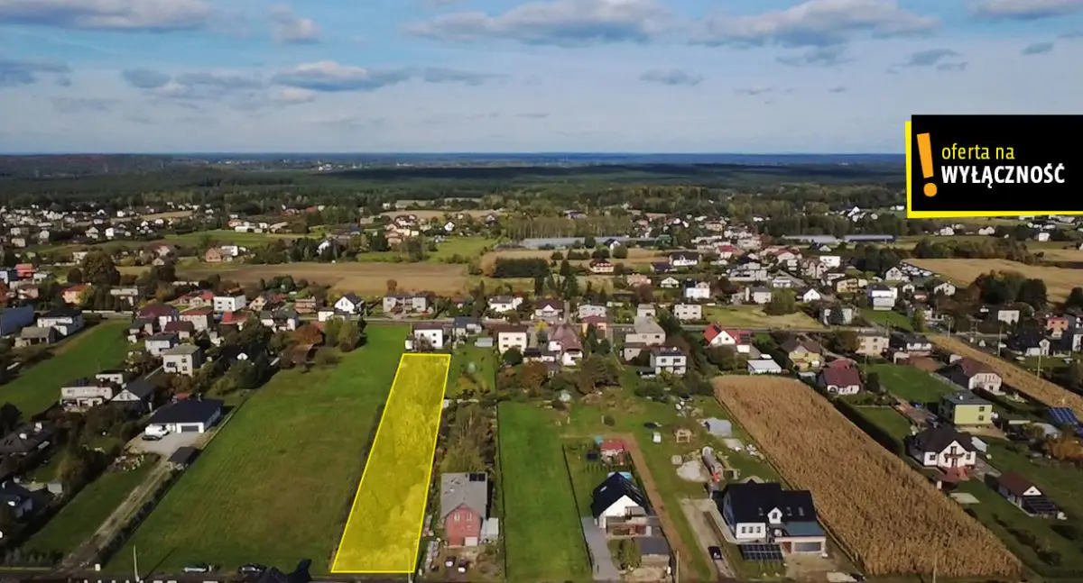 Działka budowlana- Spokojna okolica z potencjałem