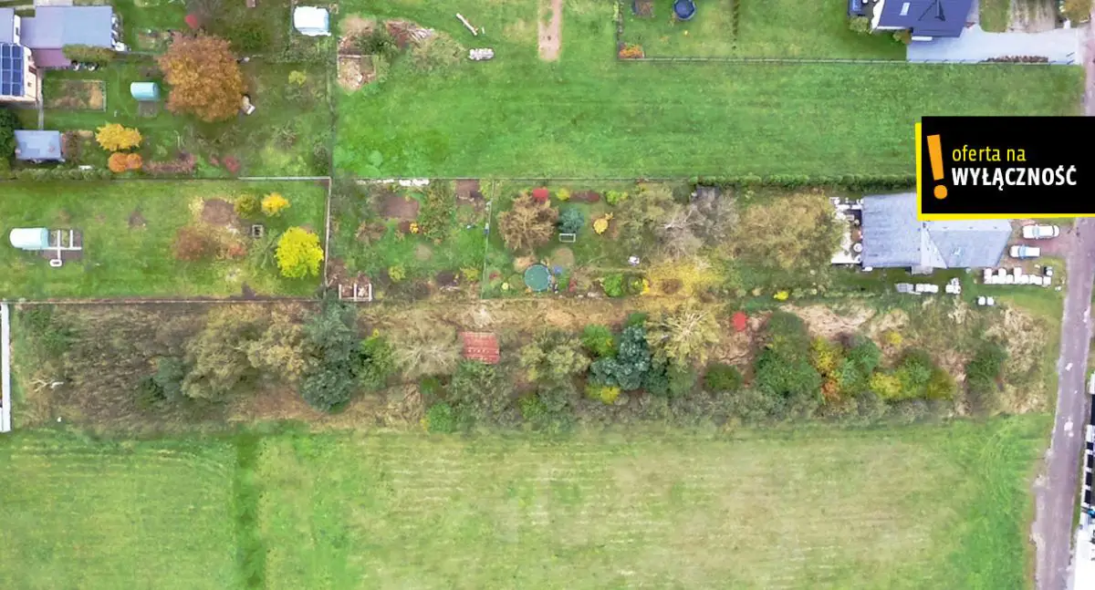 Działka budowlana- Spokojna okolica z potencjałem